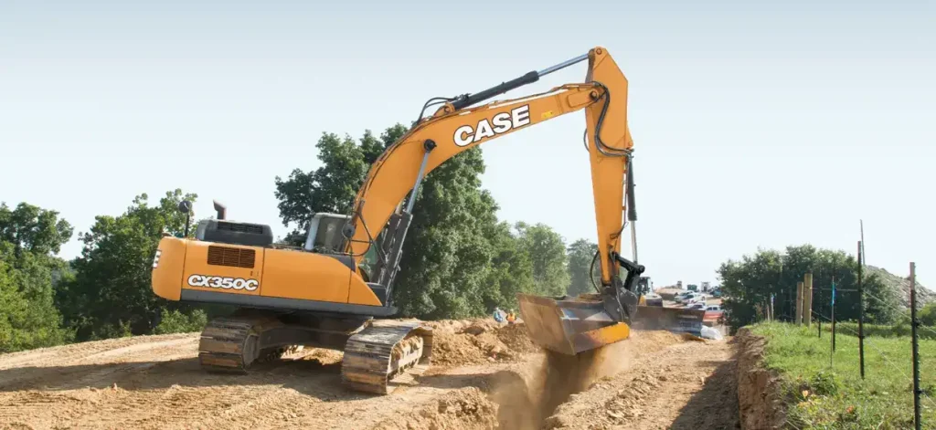 Excavadora CX350C Entorno del operador